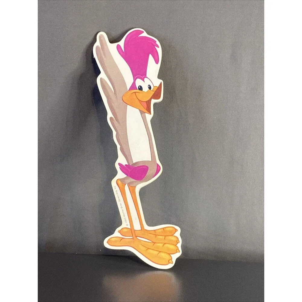 Road Runner Game Piece Replacement Part 1969 Warner Bros cardboard cutout